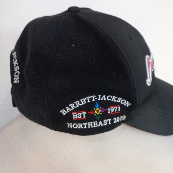 Barret Jackson custom classics hat black embroidered classic cut - Picture 7 of 7